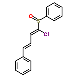 (1Z,3E)-1-Chloro-4-phenylbuta-1,3-dien-1-yl phenyl sulfoxide Structure