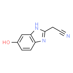 2-(Cyanomethyl)-5-hydroxybenzimidazole Structure
