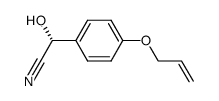 (R)-4-(2-PROPENYLOXY)-MANDELONITRILE结构式