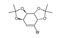 (3aR,5aS,8aS,8bR)-4-bromo-2,2,7,7-tetramethyl-3a,5a,8a,8b-tetrahydrobenzo(1,2-d),(3,4-d')bis(1,3)dioxole Structure