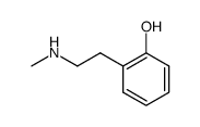 2-(2-methylamino-ethyl)-phenol Structure