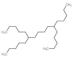 Hexadecane,6,11-dipentyl- Structure