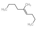 4-Nonene, 5-methyl-结构式