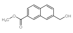 METHYL 7-(HYDROXYMETHYL)-2-NAPHTHOATE structure