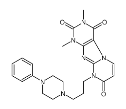 1,3-dimethyl-9-[3-(4-phenylpiperazin-1-yl)propyl]purino[7,8-a]pyrimidine-2,4,8-trione Structure