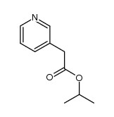 [3]pyridyl-acetic acid isopropyl ester结构式