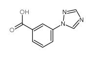 3-(1-1,2,4-三氮唑)苯甲酸结构式