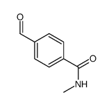 Benzamide, 4-formyl-N-methyl- (9CI) Structure