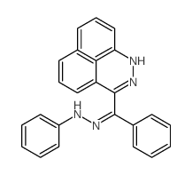 1,2-Ethanedione,1,2-diphenyl-, 1,2-bis(2-phenylhydrazone) structure
