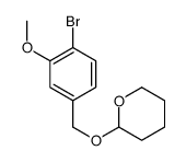 2-[(4-bromo-3-methoxyphenyl)methoxy]oxane Structure