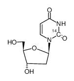 [2-14C]-2′-deoxyuridine Structure
