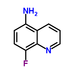 8-Fluoro-5-quinolinamine structure