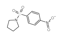 1-[(4-硝基苯基)磺酰基]-吡咯烷结构式