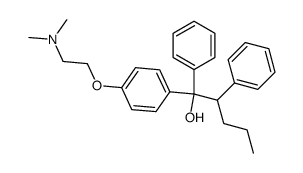 1-(4-(2-(dimethylamino)ethoxy)phenyl)-1,2-diphenylpentan-1-ol Structure