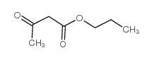 Butanoic acid,3-oxo-,propyl ester structure