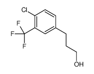 3-(4-CHLORO-3-TRIFLUOROMETHYL-PHENYL)-PROPAN-1-OL structure