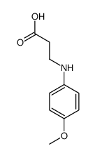 3-((4-METHOXYPHENYL)AMINO)PROPANOIC ACID Structure