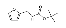 Carbamic acid, (2-furanylmethyl)-, 1,1-dimethylethyl ester (9CI) Structure