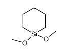 1,1-dimethoxysilinane Structure