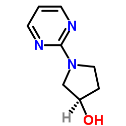 (R)-1-Pyrimidin-2-yl-pyrrolidin-3-ol结构式