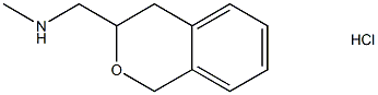 1-(Isochroman-3-yl)-N-methylmethanamine hydrochloride Structure