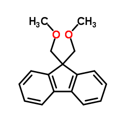 9,9-双(甲氧基甲基)芴结构式