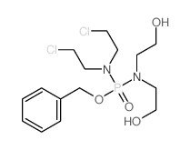 Phosphorodiamidic acid,N,N-bis(2-chloroethyl)-N',N'-bis(2-hydroxyethyl)-, benzyl ester (8CI) Structure