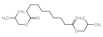 Decanedioic acid,1,10-bis(2-methylpropyl) ester Structure