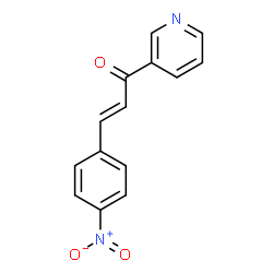 (E)-3-(4-nitrophenyl)-1-(pyridin-3-yl)prop-2-en-1-one structure