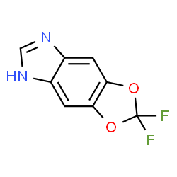 5H-1,3-Dioxolo[4,5-f]benzimidazole,2,2-difluoro-(9CI)结构式