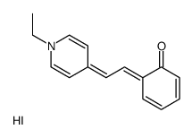 2-[2-(1-ethylpyridin-1-ium-4-yl)ethenyl]phenol,iodide Structure