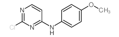 2-氯-4-(4-甲氧基苯氨基)嘧啶结构式