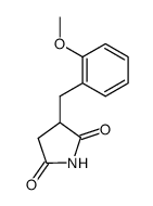 3-(2-methoxybenzyl)pyrrolidin-2,5-dione Structure