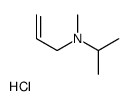 N-methyl-N-prop-2-enylpropan-2-amine,hydrochloride Structure