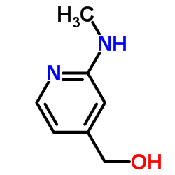 [2-(methylamino)pyridin-4-yl]methanol structure