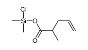 [chloro(dimethyl)silyl] 2-methylpent-4-enoate结构式