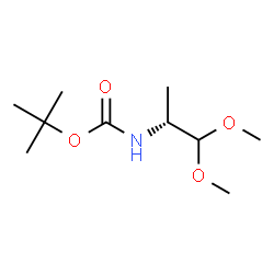 Carbamic acid, (2,2-dimethoxy-1-methylethyl)-, 1,1-dimethylethyl ester, (R)- structure