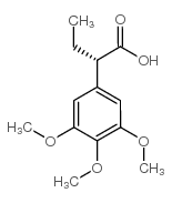 (S)-2-(3,4,5-trimethoxyphenyl)butyric acid Structure