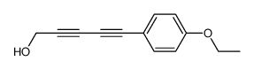 2,4-Pentadiyn-1-ol,5-(4-ethoxyphenyl)-(9CI) Structure