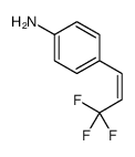 4-(3,3,3-trifluoroprop-1-enyl)aniline结构式