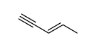 (E)-Pent-3-en-1-yne结构式