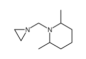 1-(aziridin-1-ylmethyl)-2,6-dimethylpiperidine结构式