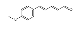 (2E,4E)-5-(4-(二甲氨基)苯基)五-2,4-二烯醛结构式