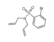 N,N-diallyl-2-bromobenzenesulfonamide结构式