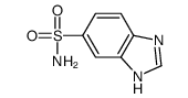 1H-Benzimidazole-5-sulfonamide(9CI)结构式