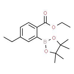 2-Ethoxycarbonyl-5-ethylphenylboronic acid pinacol ester picture