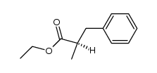 2-(R)-methyl-3-phenylpropanoic acid ethyl ester结构式