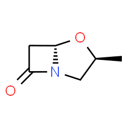 4-Oxa-1-azabicyclo[3.2.0]heptan-7-one,3-methyl-,(3S,5S)-(9CI) structure