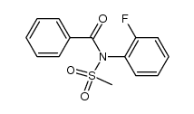 N-benzoyl-N-(2-fluorophenyl)methanesulfonamide Structure