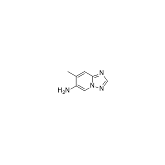 7-甲基-[1,2,4]三唑并[1,5-a]吡啶-6-胺结构式